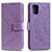 Leather Case Stands Flip Cover L02 Holder for Samsung Galaxy A71 5G Purple