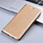 Leather Case Stands Flip Cover L02 Holder for Samsung Galaxy M60s Gold