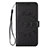 Leather Case Stands Flip Cover L02 Holder for Samsung Galaxy S20 5G Black