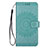 Leather Case Stands Flip Cover L02 Holder for Samsung Galaxy S20 5G Green