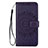Leather Case Stands Flip Cover L02 Holder for Samsung Galaxy S20 5G Purple