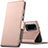 Leather Case Stands Flip Cover L02 Holder for Samsung Galaxy S20 Plus 5G Rose Gold