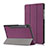 Leather Case Stands Flip Cover L02 Holder for Samsung Galaxy Tab S6 10.5 SM-T860 Purple