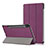 Leather Case Stands Flip Cover L02 Holder for Samsung Galaxy Tab S7 4G 11 SM-T875 Purple