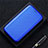 Leather Case Stands Flip Cover L02 Holder for Sharp AQUOS Sense4 Plus Blue