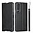 Leather Case Stands Flip Cover L02 Holder for Sony Xperia 1 II Black