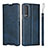 Leather Case Stands Flip Cover L02 Holder for Sony Xperia 1 II Blue