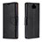 Leather Case Stands Flip Cover L02 Holder for Sony Xperia XA3 Ultra Black