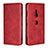 Leather Case Stands Flip Cover L02 Holder for Sony Xperia XZ3 Red