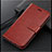 Leather Case Stands Flip Cover L02 Holder for Vivo S1 Pro Brown