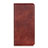 Leather Case Stands Flip Cover L02 Holder for Vivo V20 SE Brown