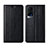 Leather Case Stands Flip Cover L02 Holder for Vivo X60 Pro 5G Black