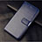Leather Case Stands Flip Cover L02 Holder for Xiaomi Mi 10 Pro Blue