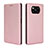 Leather Case Stands Flip Cover L02 Holder for Xiaomi Poco X3 Pro Rose Gold