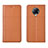 Leather Case Stands Flip Cover L02 Holder for Xiaomi Redmi K30 Pro Zoom Orange