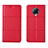 Leather Case Stands Flip Cover L02 Holder for Xiaomi Redmi K30 Pro Zoom Red