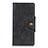 Leather Case Stands Flip Cover L02 Holder for Xiaomi Redmi Note 9 Pro Black