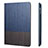 Leather Case Stands Flip Cover L03 for Apple iPad 2 Blue