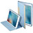 Leather Case Stands Flip Cover L03 for Apple iPad Mini 3 Sky Blue