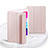 Leather Case Stands Flip Cover L03 Holder for Apple iPad 10.2 (2020) Pink