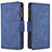 Leather Case Stands Flip Cover L03 Holder for Apple iPhone 14 Pro Max Blue