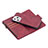 Leather Case Stands Flip Cover L03 Holder for Apple iPhone 14 Pro Max Red Wine