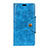 Leather Case Stands Flip Cover L03 Holder for Asus ZenFone Live L1 ZA550KL Blue