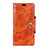 Leather Case Stands Flip Cover L03 Holder for Doogee X70 Orange