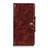 Leather Case Stands Flip Cover L03 Holder for Google Pixel 4 Brown