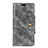 Leather Case Stands Flip Cover L03 Holder for HTC Desire 12 Plus Gray