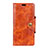 Leather Case Stands Flip Cover L03 Holder for HTC Desire 12 Plus Orange