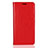 Leather Case Stands Flip Cover L03 Holder for Huawei Enjoy 8 Plus Red