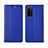 Leather Case Stands Flip Cover L03 Holder for Huawei Honor 30 Lite 5G Blue