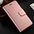 Leather Case Stands Flip Cover L03 Holder for Huawei Honor 8X Rose Gold