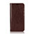 Leather Case Stands Flip Cover L03 Holder for Huawei Honor 9 Lite Brown