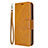 Leather Case Stands Flip Cover L03 Holder for Huawei Honor 9A Orange