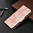 Leather Case Stands Flip Cover L03 Holder for Huawei Honor 9C Rose Gold