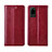 Leather Case Stands Flip Cover L03 Holder for Huawei Honor Play4 Pro 5G Red