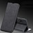 Leather Case Stands Flip Cover L03 Holder for Huawei Nova 6 5G Black