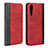 Leather Case Stands Flip Cover L03 Holder for Huawei P20 Pro Red