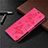 Leather Case Stands Flip Cover L03 Holder for Huawei P40 Lite E Hot Pink