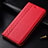 Leather Case Stands Flip Cover L03 Holder for LG G8 ThinQ Red