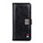 Leather Case Stands Flip Cover L03 Holder for LG K92 5G Black