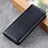 Leather Case Stands Flip Cover L03 Holder for LG Q52 Navy Blue