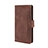 Leather Case Stands Flip Cover L03 Holder for Motorola Moto Edge Plus Brown