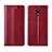 Leather Case Stands Flip Cover L03 Holder for Nokia 1.3 Red