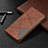 Leather Case Stands Flip Cover L03 Holder for Nokia 2.3 Brown