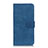 Leather Case Stands Flip Cover L03 Holder for Oppo Reno4 F Blue