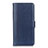 Leather Case Stands Flip Cover L03 Holder for Realme 6 Blue