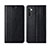 Leather Case Stands Flip Cover L03 Holder for Realme X2 Black